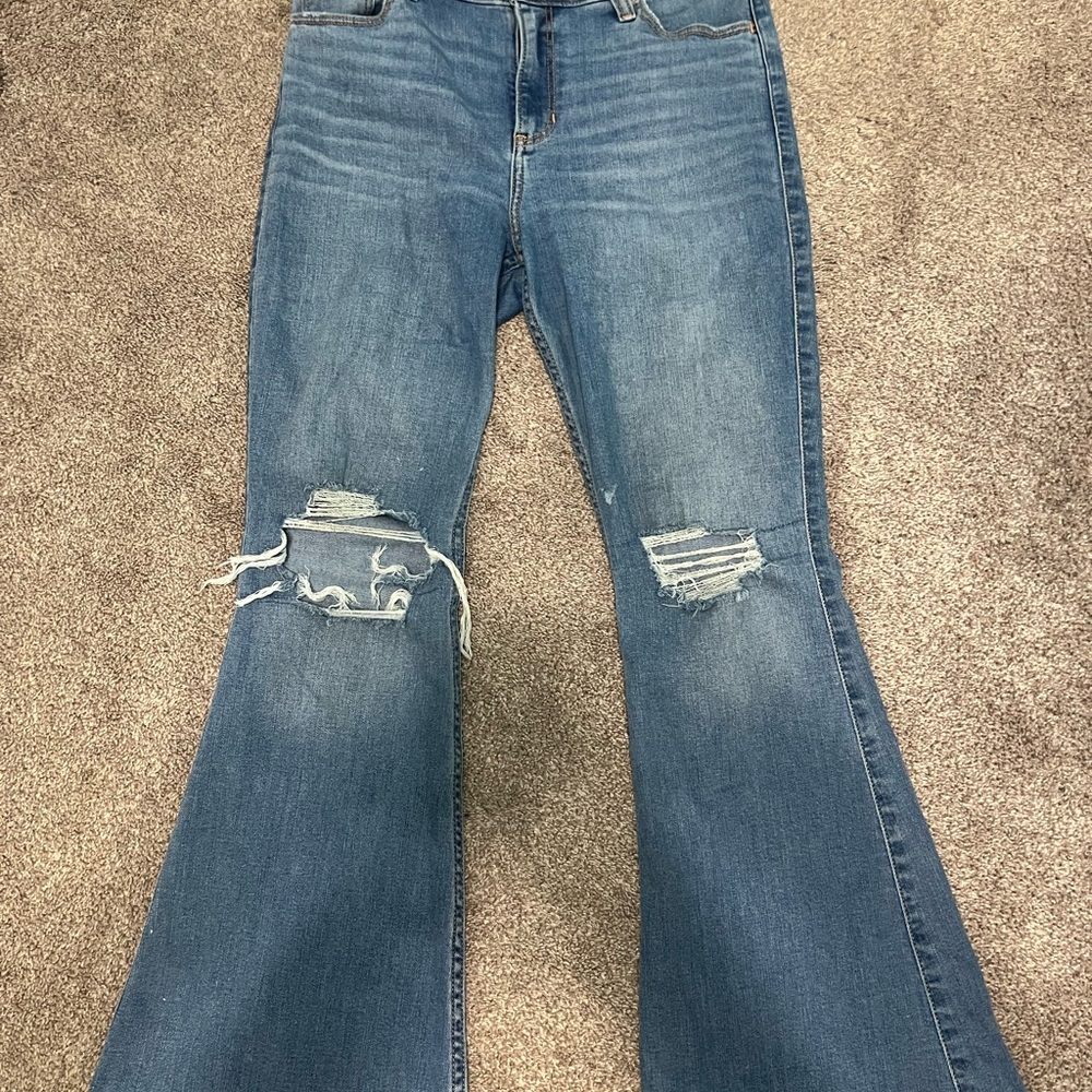 Hollister High-Rise Flare Jeans